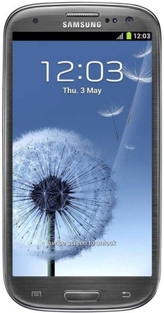 Смартфон Samsung Galaxy S3 GT-I9300 16Gb Titanium grey - Ступино